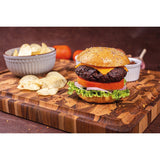 Tramontina end grain teak wood chopping board 45x34cm, UK version