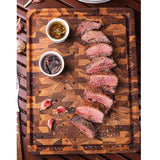 Costco UK Tramontina End Grain Teak Wood Chopping Board- Buy online at McGrocer
