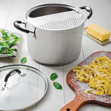 Costco UK Tramontina Stainless Steel Stockpot with Drainer 24cm / 7.8L- Buy online at McGrocer