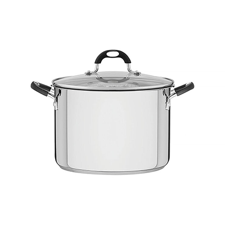 Tramontina stainless steel stockpot with drainer 24cm 7.8L (British brand)
