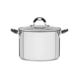 Tramontina stainless steel stockpot with drainer 24cm 7.8L (British brand)