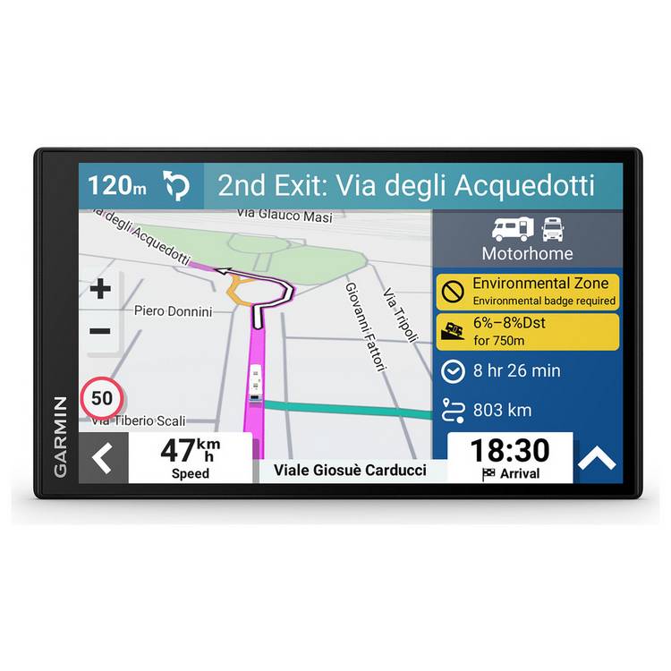Garmin Camper 795 MT-S 7 inch sat nav - British product