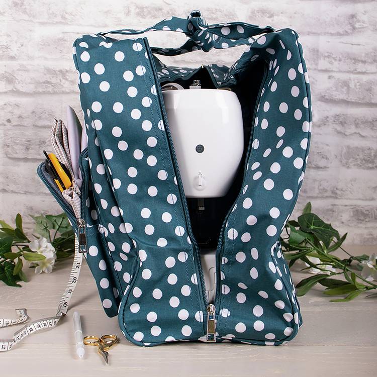Hobby Gift sewing machine carry bag teal (British brand)