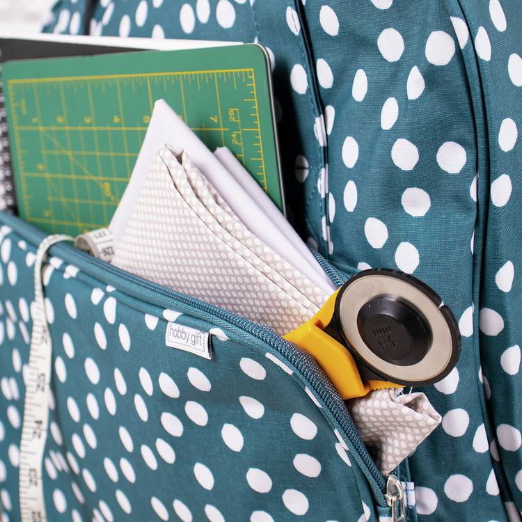 Hobby Gift sewing machine carry bag teal (British brand)