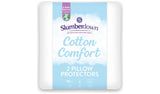 Argos Slumberdown Cotton Comfort Pillow Protectors Pack of 2 Size L75 x W50cm- Buy online at McGrocer