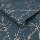 Superfresco Easy Innocence Navy wallpaper 10m roll (British brand)