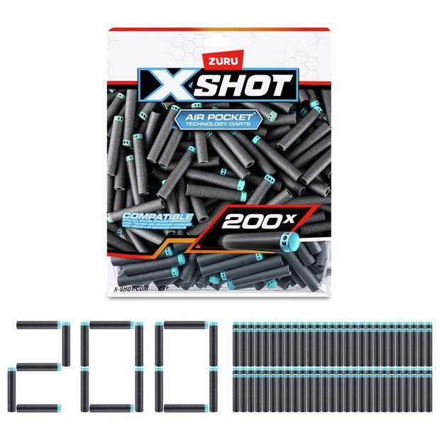 XSHOT Excel 200 pack foam dart refill (British brand)