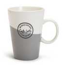 Habitat grey and white latte mugs 460ml, UK version