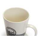 Habitat grey and white latte mugs 460ml, UK version