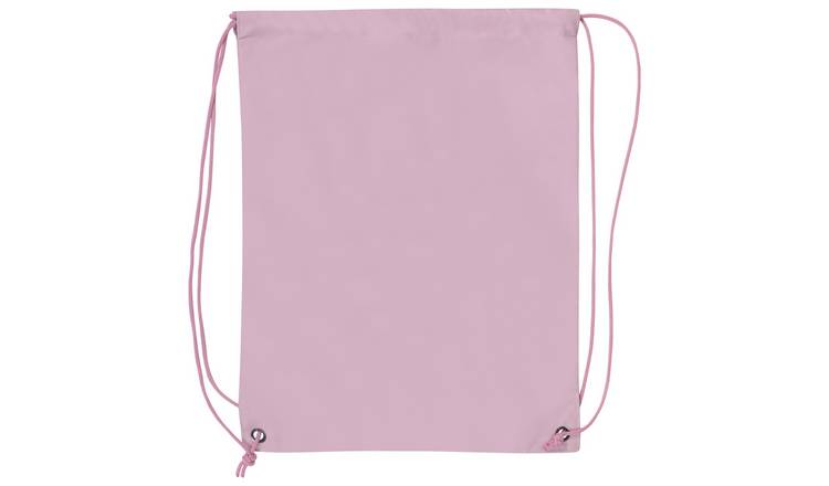 Pink gym sack with 2-litre capacity, UK version