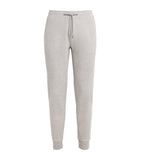 Cashmere and Cotton Blend Sweatpants with Turned-Up Cuffs and Pockets