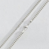 Revere stainless steel box curb chain necklace 51cm, imported from the UK