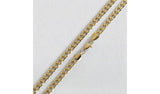Revere gold coloured curb chain necklace 58cm, UK version