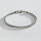 Revere stainless steel chain bracelet 21.5cm, UK version