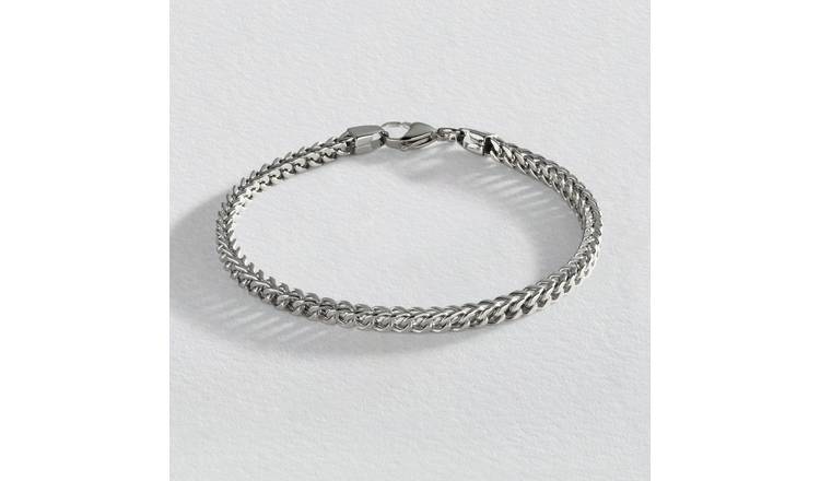 Revere stainless steel chain bracelet 21.5cm, UK version