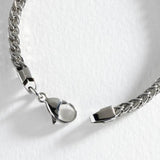 Revere stainless steel chain bracelet 21.5cm, UK version