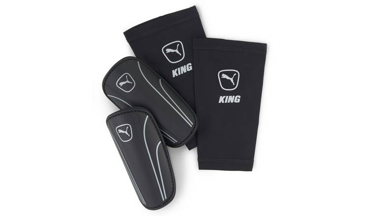 Puma King Sleeve Adult Shin Guards Black, imported from the UK