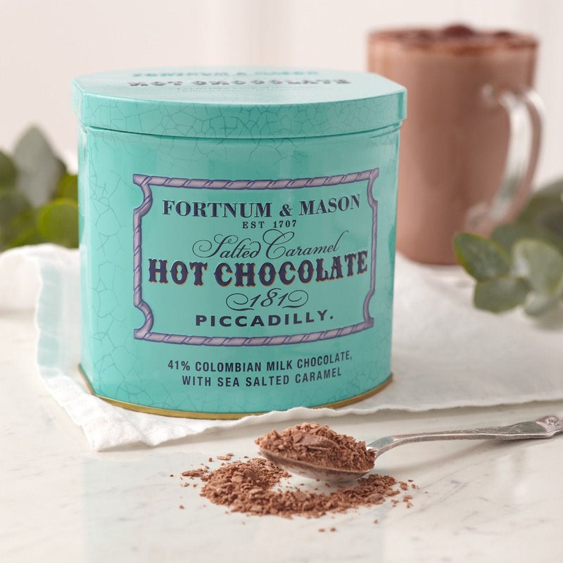 Fortnum & Mason hot chocolate salted caramel 300g, imported from the UK