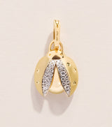 Harrods Jade Trau Yellow Gold and Diamond Mini Ladybug Charm- Buy online at McGrocer