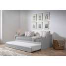 Julian Bowen wooden day bed with trundle grey, UK version