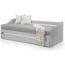 Julian Bowen wooden day bed with trundle grey, UK version