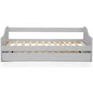Julian Bowen wooden day bed with trundle grey, UK version