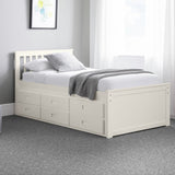 Argos Julian Bowen Maisie Guest Bed with Drawer Off White Bed Frame- Buy online at McGrocer