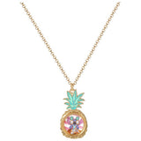 Disney gold coloured Lilo and Stitch pendant necklace 40cm (British brand)