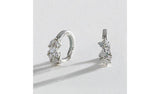Argos Revere Sterling Silver Cubic Zirconia Huggie Hoop Earrings- Buy online at McGrocer