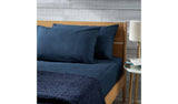 Habitat Soft and Cosy Brushed Cotton Pillowcase Pair Navy Pillowcase Set 75x50cm