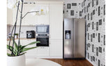 Argos Contour Framed Kitchen Quotes Black & White Wallpaper 52cm x 10m- Buy online at McGrocer