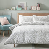 Argos Home Shadow Butterflies grey bedding set single (British brand)
