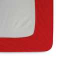 Habitat red brushed cotton fitted sheet double, UK version