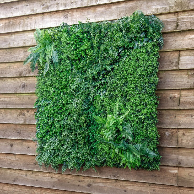 Artificial foliage wall panel by Tree Locate, pack of 5 - British product