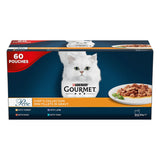 Gourmet Perle Chef's Fish & Meat cat food 60x85g, UK version