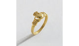 Argos Revere 9ct Yellow Gold Claddagh Ring J- Buy online at McGrocer