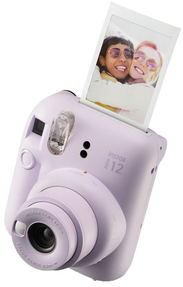 instax Mini 12 Purple instant camera, UK version