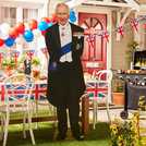 Star Cutouts Regal King Charles life-size cardboard cutout (British brand)