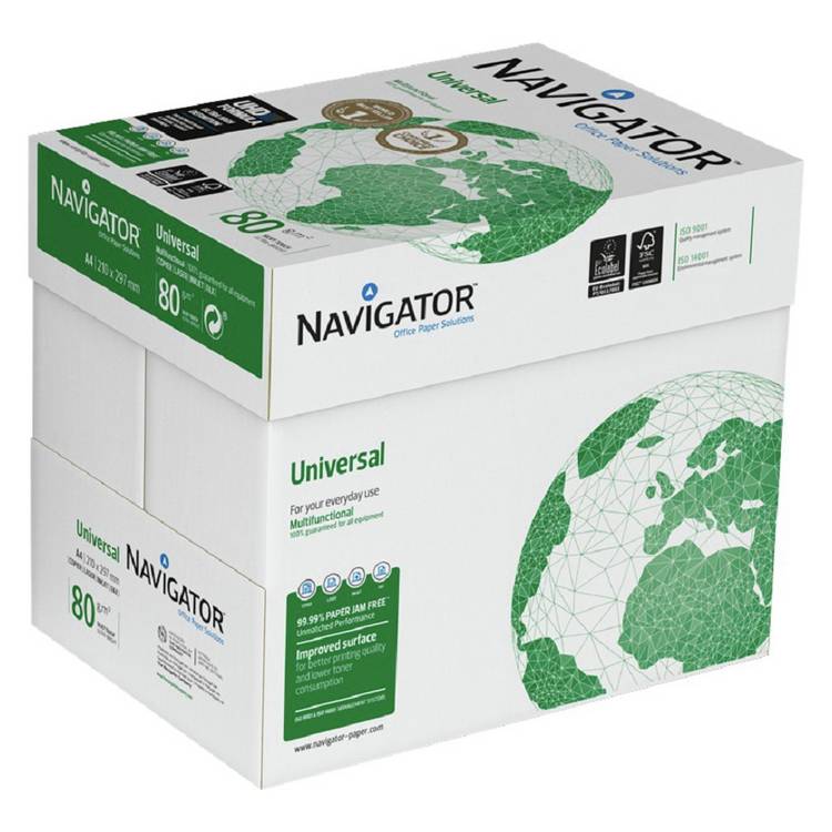 Navigator A4 multipurpose printer paper 400 sheets 80gsm - British product