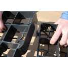 Ecobase Fastfit plastic shed base kit for 6x6ft shed - British product