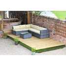 Swift Deck Garden Decking Kit 2.4x4.7m (British brand)