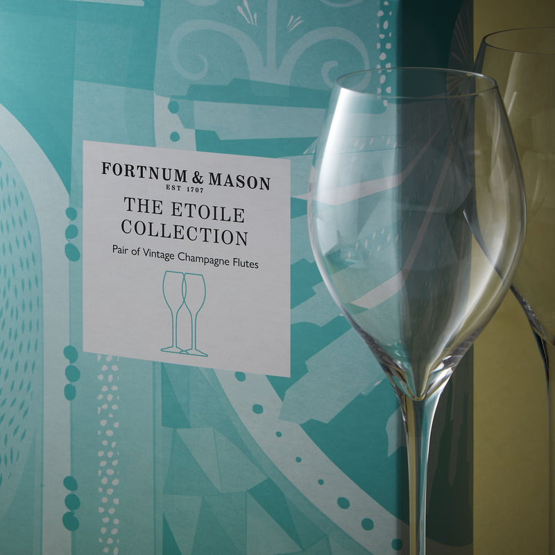 John Jenkins Etoile champagne flutes 230ml - British product