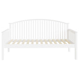 GFW Madrid single day wooden bed frame in white - British product
