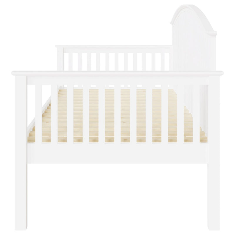 GFW Madrid single day wooden bed frame in white - British product