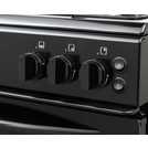 Bush 50cm twin cavity gas cooker in black - British product