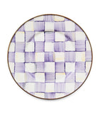 MacKenzie-Childs Violet Check dessert plate 20cm (British brand)