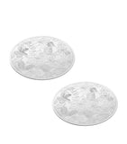 Christofle Bouquet Givré stainless steel coasters set of 2, UK version