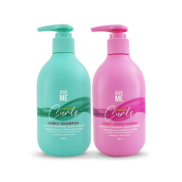 Give Me Four Curls Shea Butter shampoo conditioner 280ml, UK version