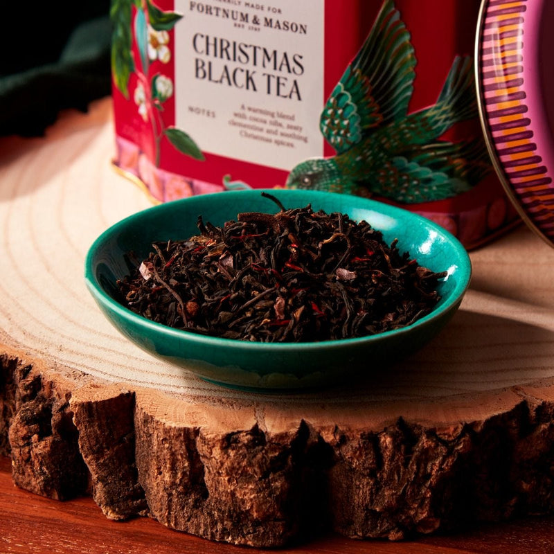Christmas black tea loose leaf caddy 200g (British brand)