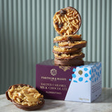 Salted Caramel Milk Chocolate Florentines 150g, imported from the UK
